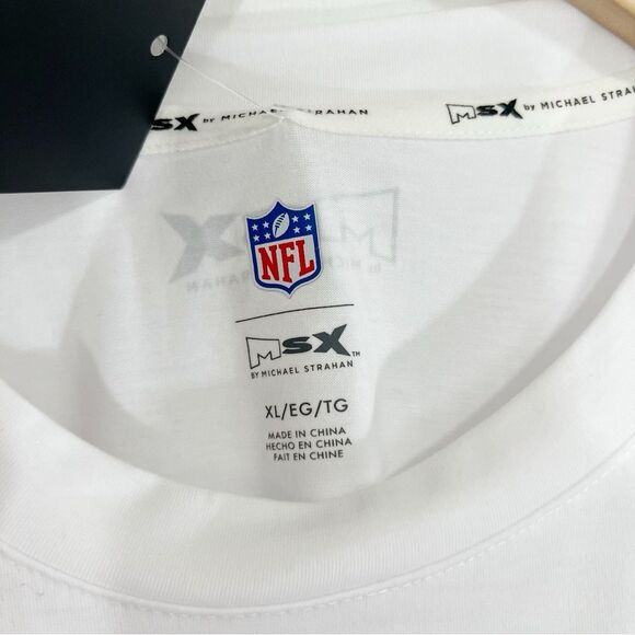 MSX by Michael Strahan NFL Apparel Super Bowl LVII White Short Sleeve Tee Shirt - Picture 5 of 7